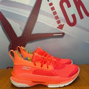 Under Armour Curry 7 Sour Patch Kids Basketball Shoes Men’s Size 11.5 NEW